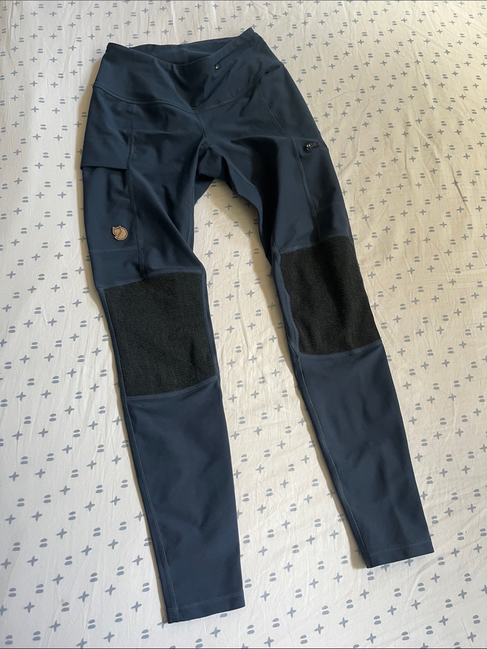 Fjallraven Women's Navy Blue Leggings - Picture 3 of 13